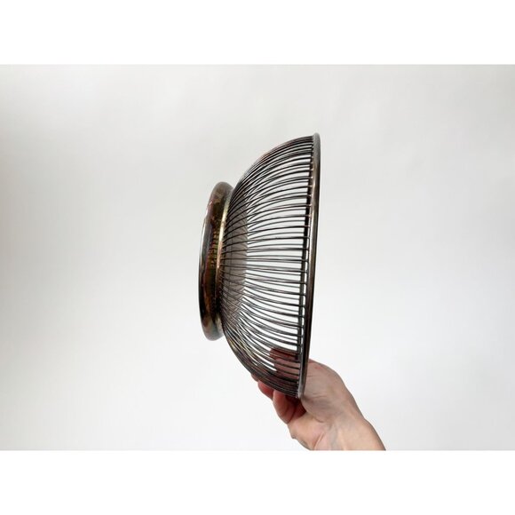 Gorham Silver Plated Italian Made Vintage Wire Fruit | Bread | Decorative Bowl - Picture 3 of 9